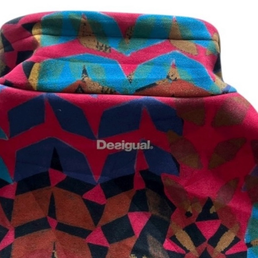 Desigual Retro Patch OLAHRAGA Jacket Size L/XL - Picture 11 of 16